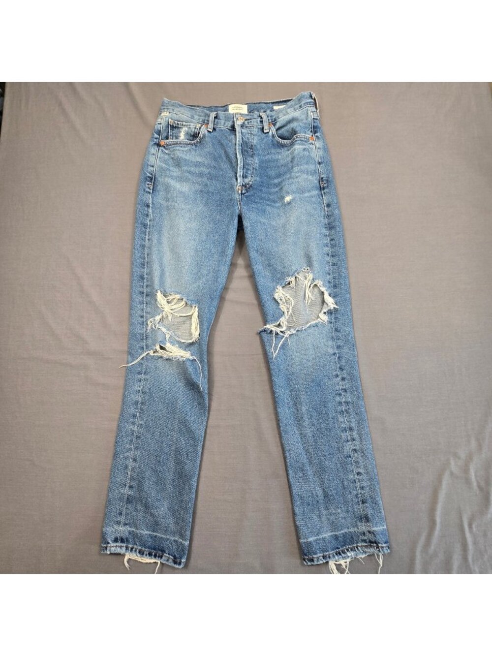 Citizens Of Humanity Size 25 Charlotte Distressed Jeans Light Wash Premium Vinta